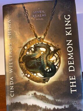1st Edition 2009 HC DJ THE DEMON KING, Cinda Williams Chima, Disney Hyperion